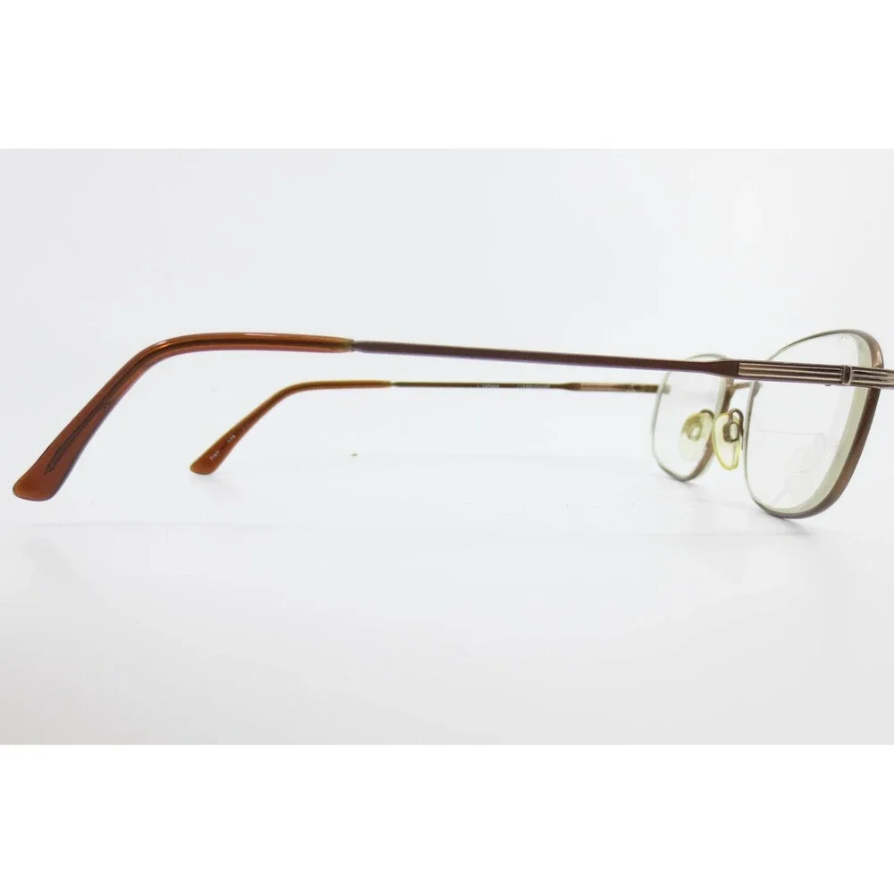 Clearvision Adam Brown Eyeglasses Brown Oval Metal Frames 54-18-145 CV